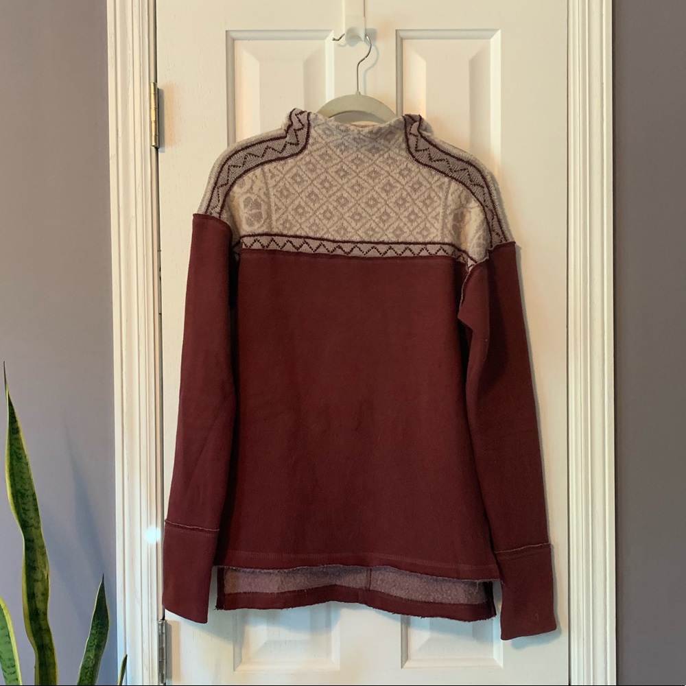 Free People Knit Turtleneck Sweatshirt